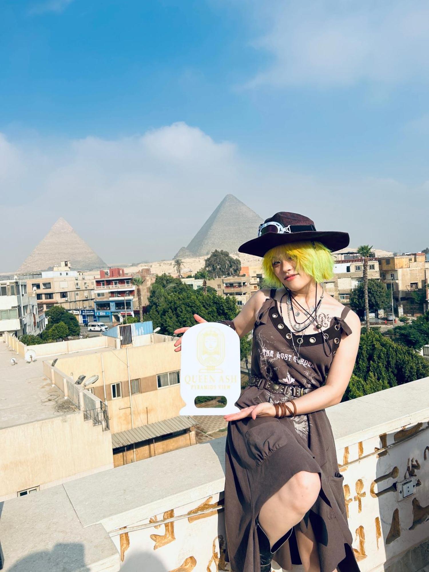 Queen Ash Pyramid View Inn Kafrat al Jabal Экстерьер фото